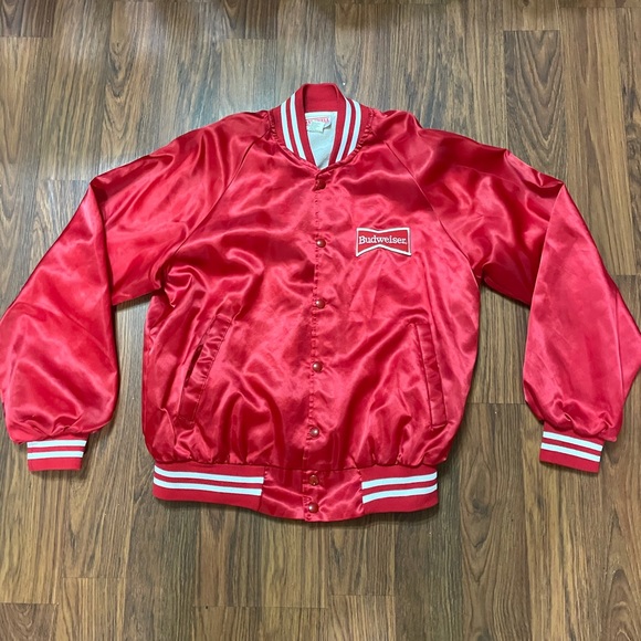 budweiser varsity jacket